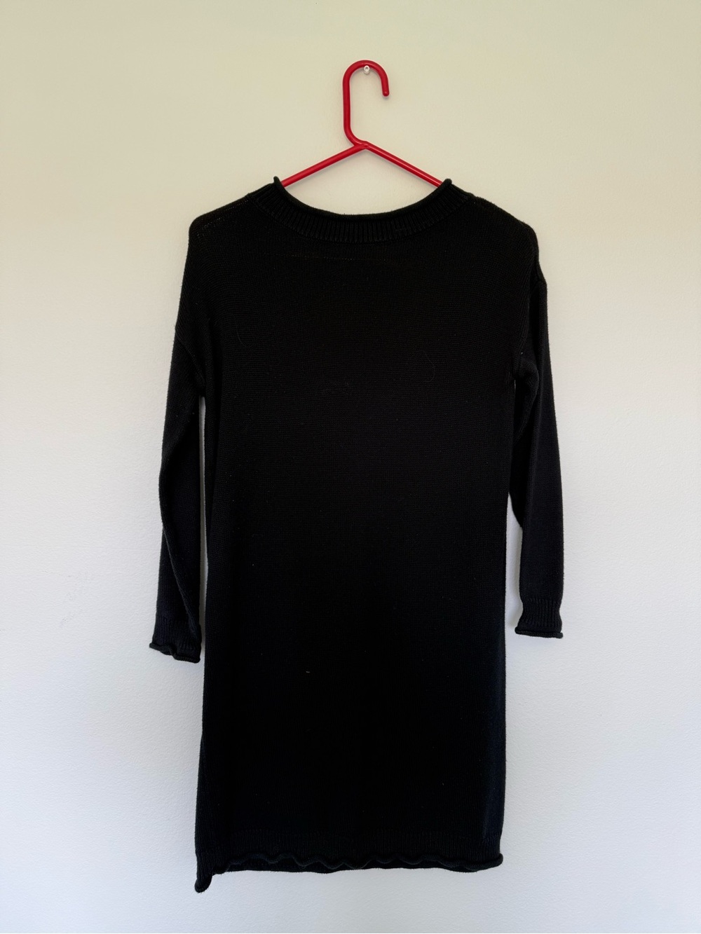 dip Black Mini Sweater Dress